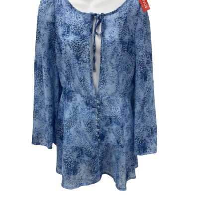 Lioness Womens  Size M Cocktail Dress Animal print / Blue 