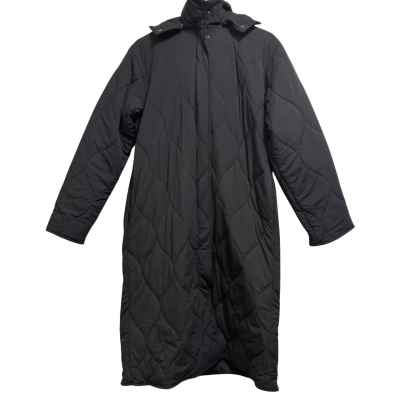 French Connection, Womens, Size 10, black coat with adjustable and detachable hood