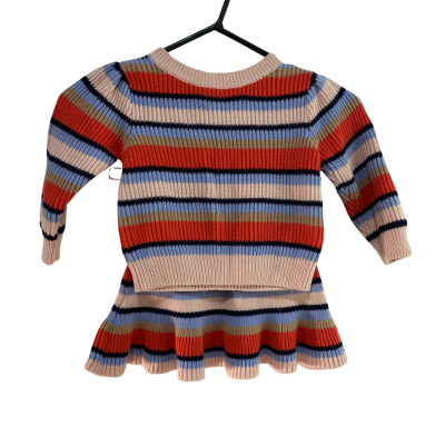 Seed Heritage Kids Rib Knit Top & Skirt Combo