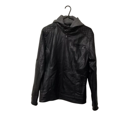 Mens Tarocash Size S Leather Jacket Black  