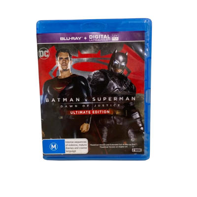 Batman v Superman Dawn of Justice Blu-Ray 2 Disc Set