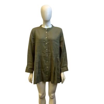 Brand New Yarra Trail Womens Label Size 16 Linen Top Rosemary
