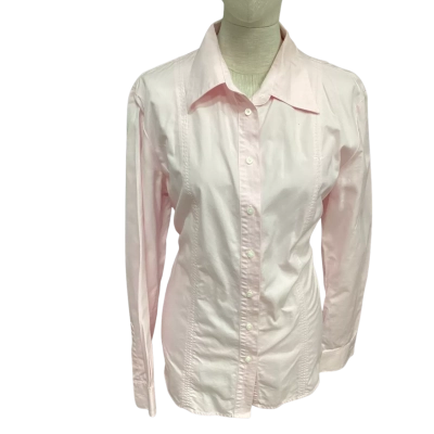 R.M. Williams Womens  Size 14 Button Up Top Pink  
