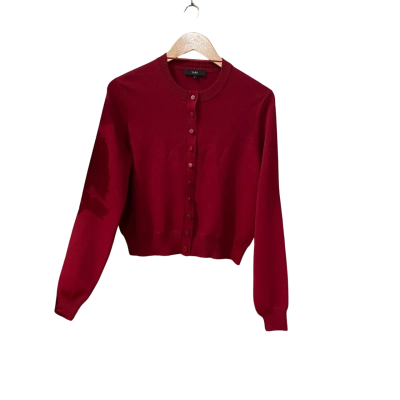 Saba Womens  Size 14 / L Button-down Cardigan Maroon 