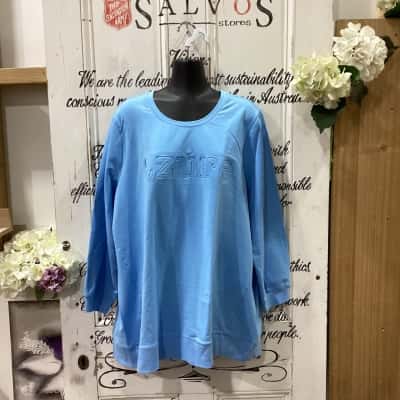 Virtuelle Brand! THE PERFECT CASUAL WEAR LONG SLEEVE CREW NECK JUMPER! Womens  Size M Crew Neck Jumper / Jumper Blue 