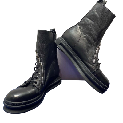  Ioannis Womens Size 38 Black Boots