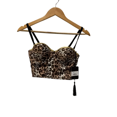 Kardashian  Olympia Womens  Size 10C /32C Bra Animal print 