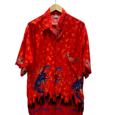 Unbranded Mens Size XXL Red Spiderman Shirt