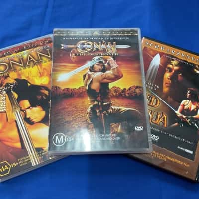 Conan The Barbarian DVD Set Of 3 Movies