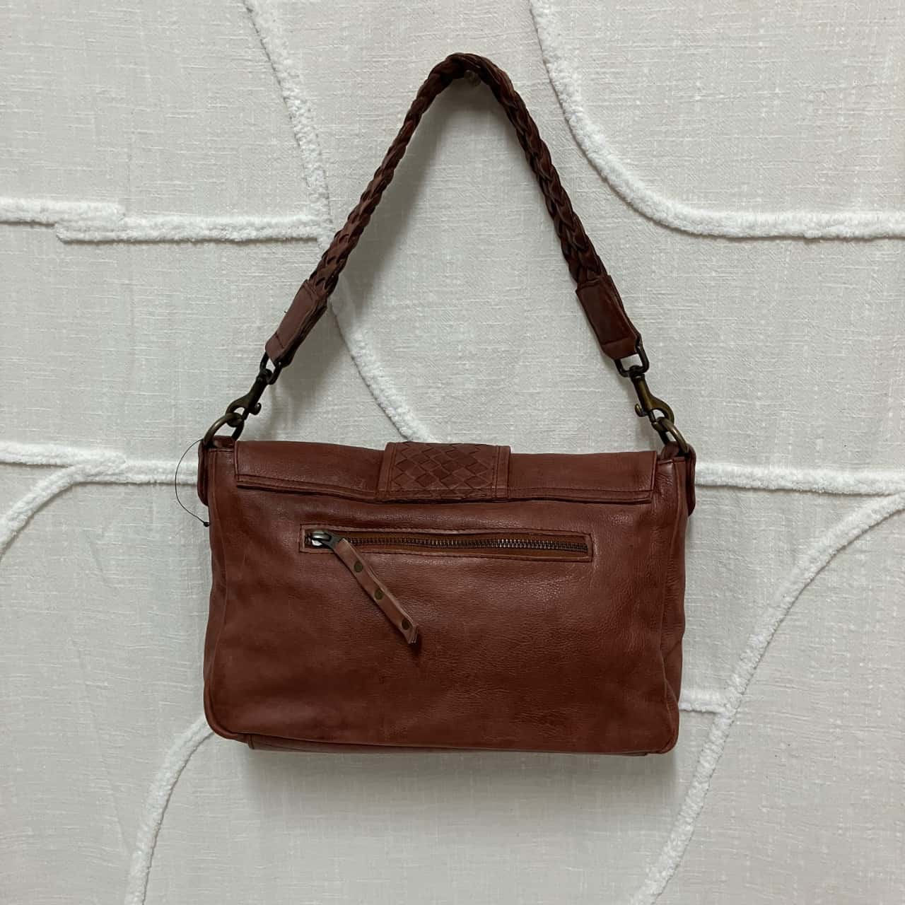 Cadelle Womens Leather Handbag Brown (s) - Used Very Good | Salvos Stores