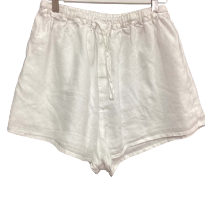  By CW Lined  Size XL Shorts with Pockets White 