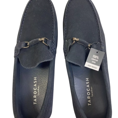 Tarocash Mens  Size 10 Loafers Blue leather/suede 