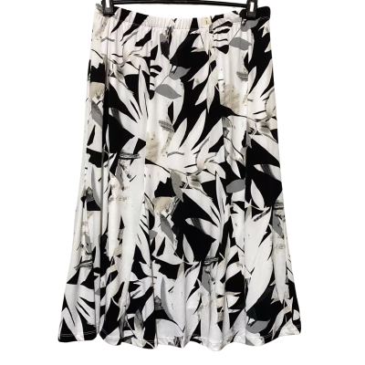 Millers Womens  Size L Midi Skirt Black  / White 