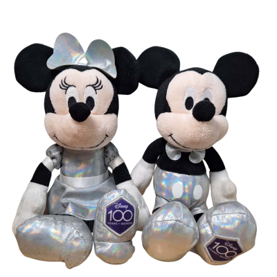 Disney 100 Years of Wonder Mickey and Minnie Mouse Plush Toys 
