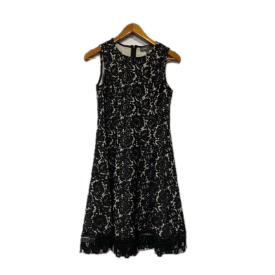  Donna Ricco  Womens Dress Size 6 Black  / Nude / White 