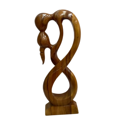 Hand Carved Wooden Sculpture - Always Yours