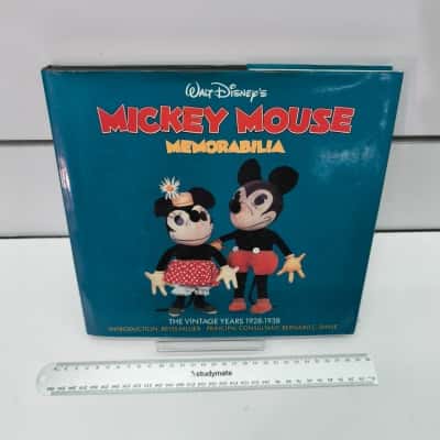 First Edition Mickey Mouse Memorabilia Book 