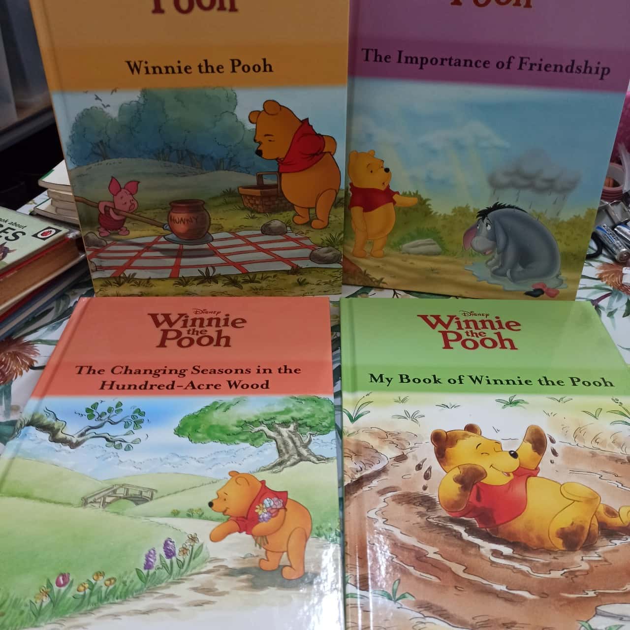 Disney Winnie The Pooh Storybook Collection Box Set x4 HC Books, Like ...