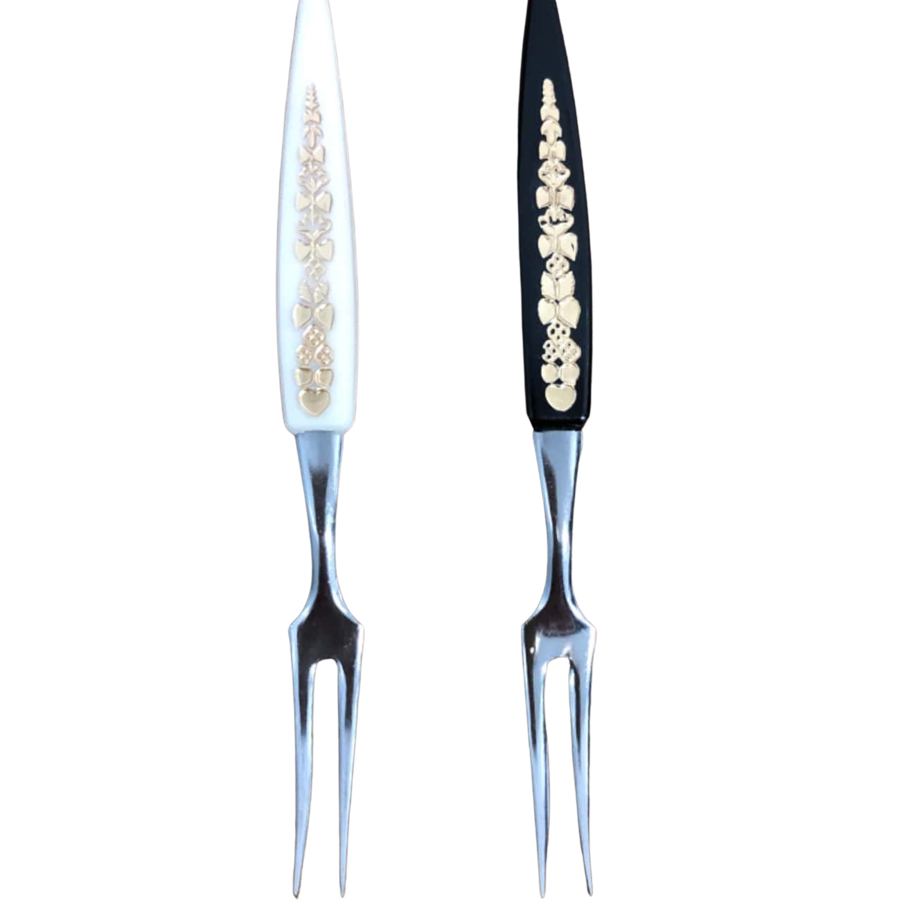 6pc cocktail fork vintage x 2 lots(s)