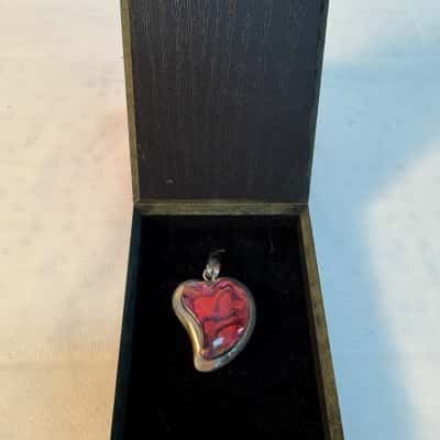  Curved Love Heart Pendant