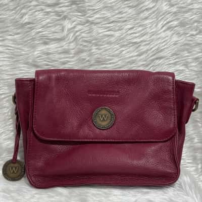  Wanderers Womens Maroon cross body bag