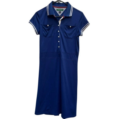 Tommy Hilfiger Size M Blue Retro Dress