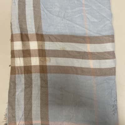  Womens Burberry Scarf Beige / Blue / Coral / White 