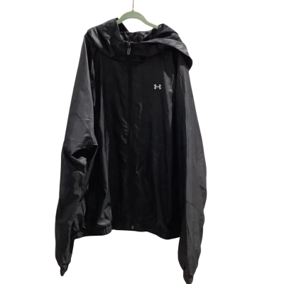 Under Armour Mens  Size L Hood Jacket Black Lightweight Shower Proof Jacket RRP $100 