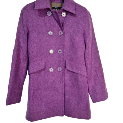 Cue Womens  Size 10 Purple Wool jacket