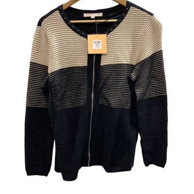 Noni B Womens  Size M Cardigan Black  / Cream 