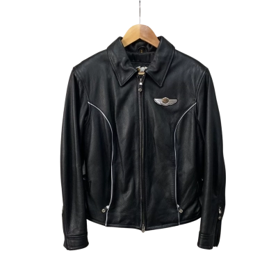 Harley Davidson Womens  Size S Leather Jacket Black  