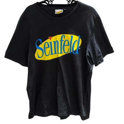 Seinfeld Mens  Size XL Short Sleeve T-shirt Black  