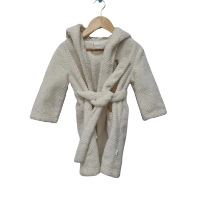 Peter Alexander Kids dressing gown  Size 9-18 months White 