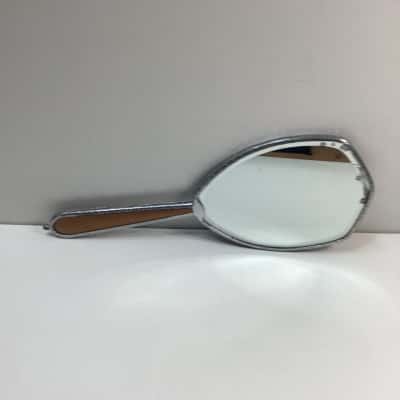 Vintage 1950s style vanity hand mirror