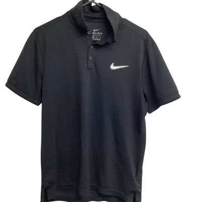 Nike Mens  Size M Dr Fit Polo Shirt Black  GUC