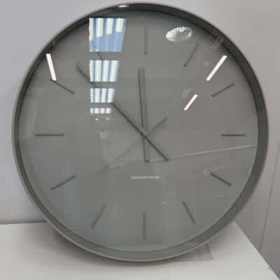 NEW - Country Road Emma Clock Pale Grey 100% Metal RRP $179