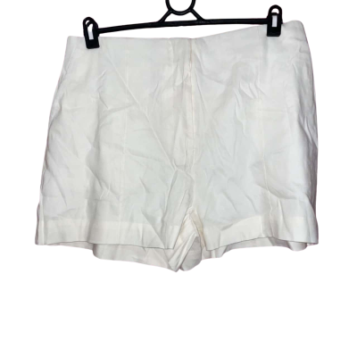 Dissh Women's Size 16 Cream / White Linen Blend Short BNWT
