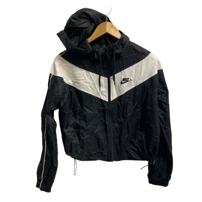 Nike Womens  Size XS Hooded Jacket Black  / White 
