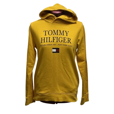 Tommy Hilfiger Womens  Size 14 Hoodie Mustard 