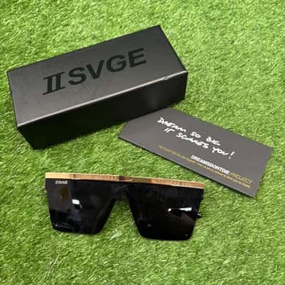 II SVGE Black & Gold Sunglasses (Boxed)