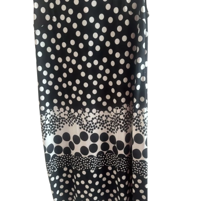  Womens  Size M Black  / Polka Dot / White 