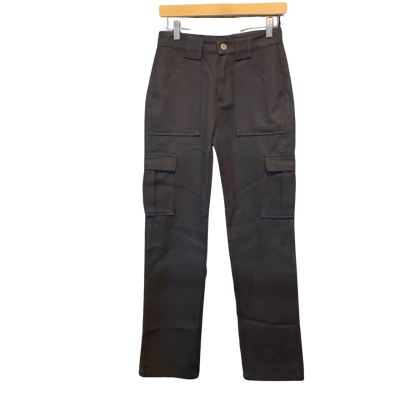 White Fox Womens  Size XS Cargo Pants Black  