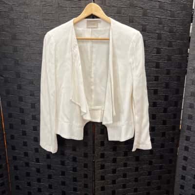 Thurley Womens  Size 12 Open Jacket White 