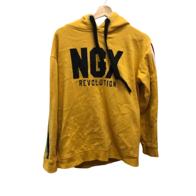 NGX Revolution Mens  Size M Hoodie Yellow 