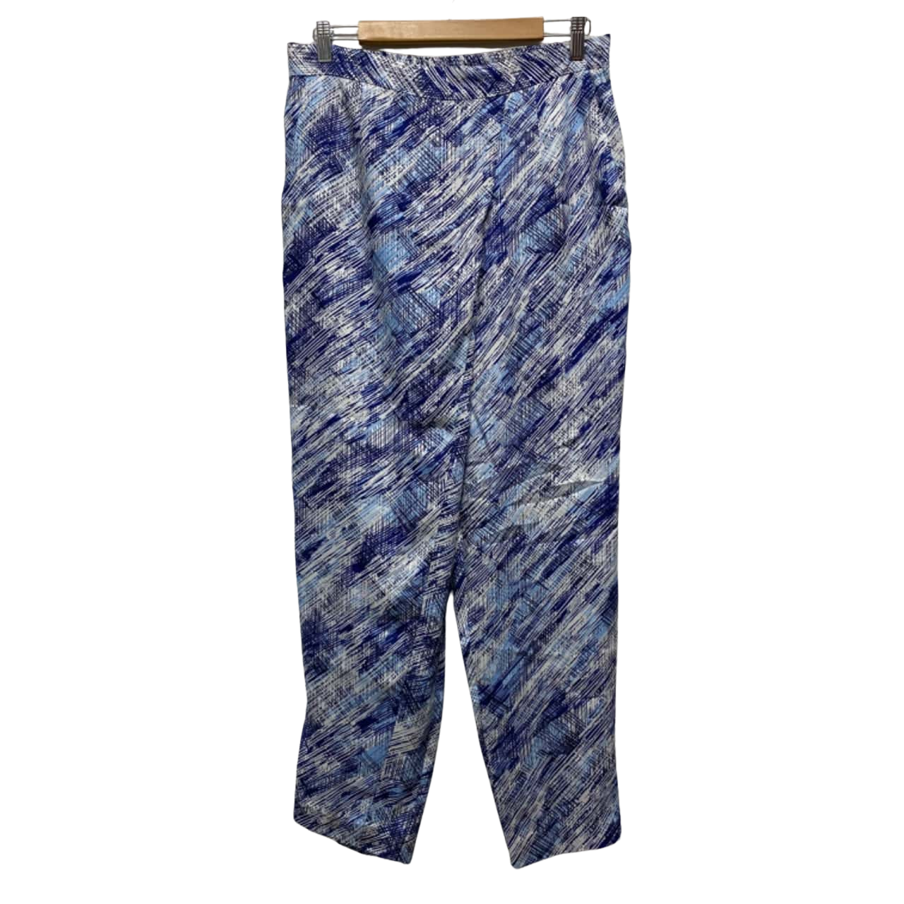 Country Road Womens Size 14 Drop Crotch Pants Blue/White