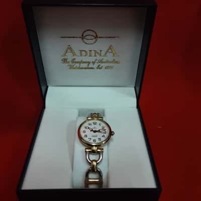 Ladies Adina 100 meter ocean watch in a two-tone gold silver