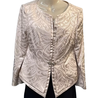 Laura K,  Womens  Size 10 Suit Coat Beige 