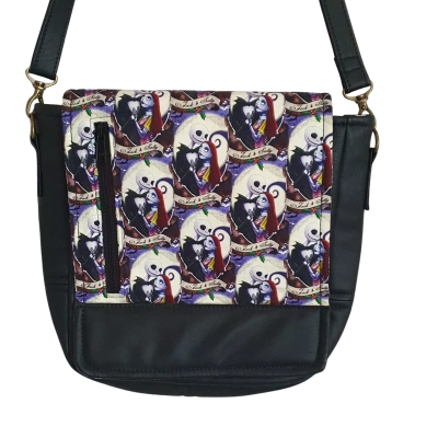  Jack & Sally Womens Cross Body Bag Black  / Pattern 