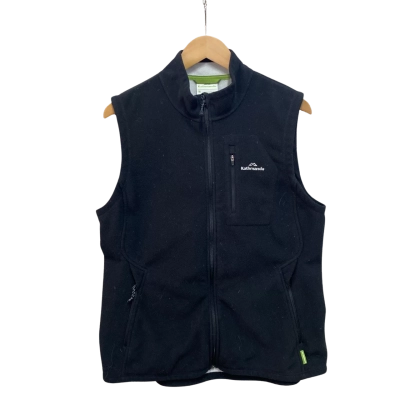 Kathmandu Womens  Size 16 Fleece Vest Black  