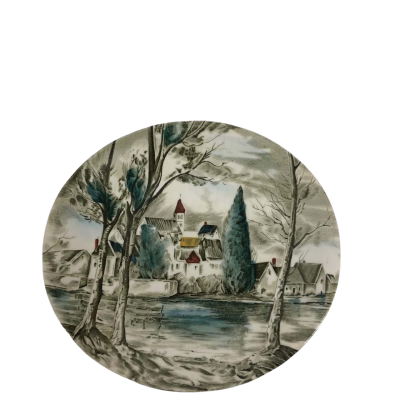 Johnson Bros Plate 'Dream Town' - Made in England